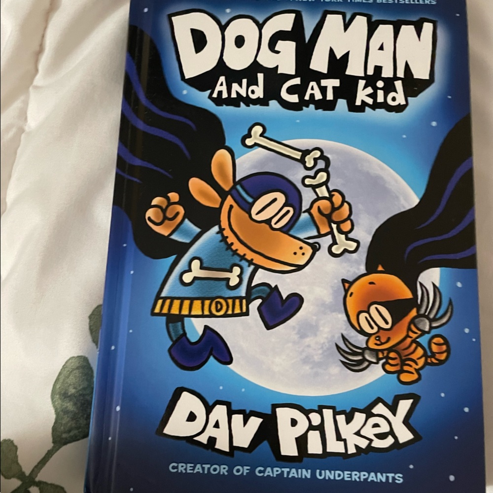 Dog Man And Cat Kid Book
